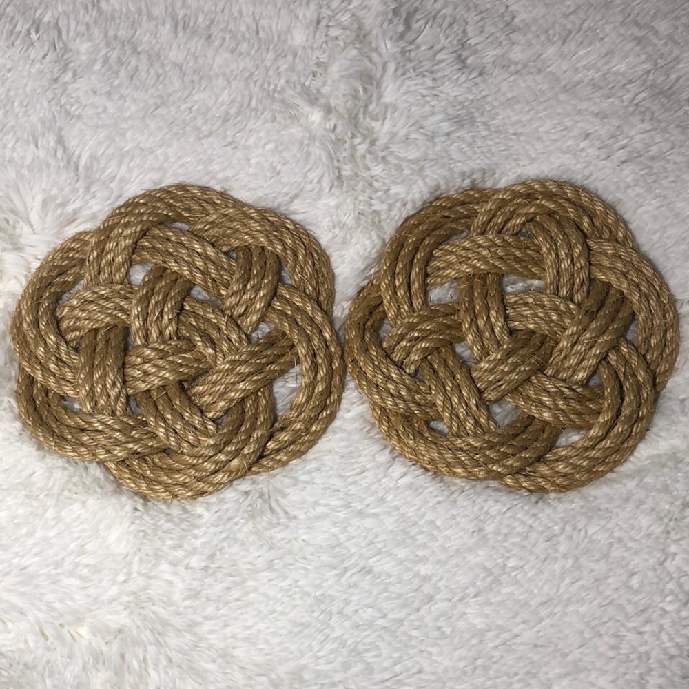 Rare Hard to Find Bed Bath and Beyond Table Pot Holder Nautical Coastal Hamptons